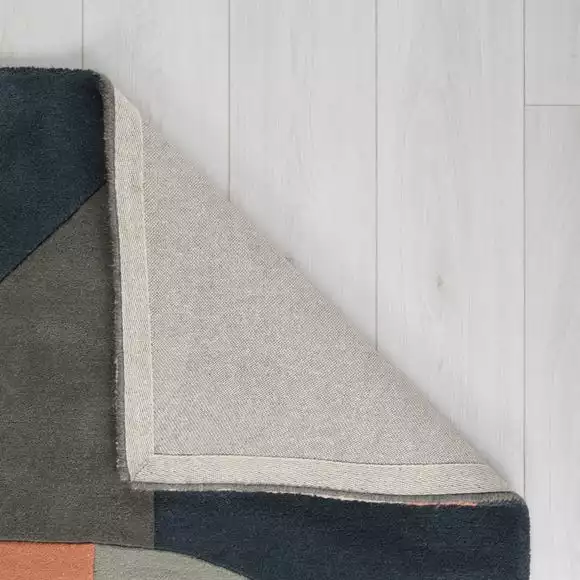 Dunelm Exclusive Ren Geometric Wool Rug - Image 4