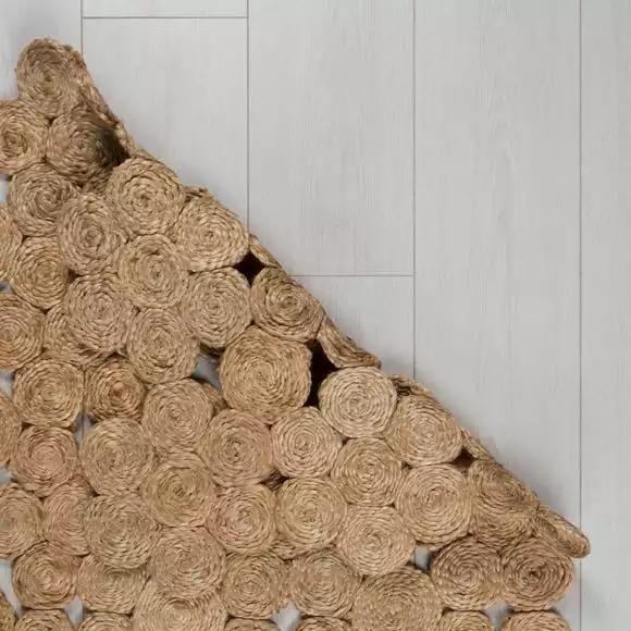 Dunelm Exclusive Swirl Handmade Jute Rug - Image 4