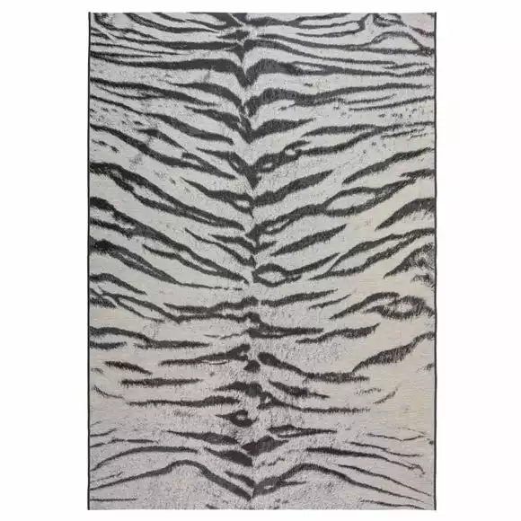 Dunelm Saber Tiger Print Indoor Outdoor Rug - Image 2