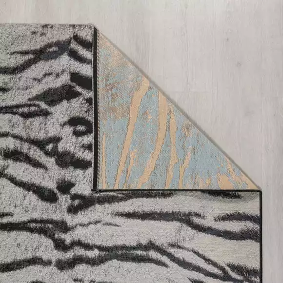 Dunelm Saber Tiger Print Indoor Outdoor Rug - Image 5