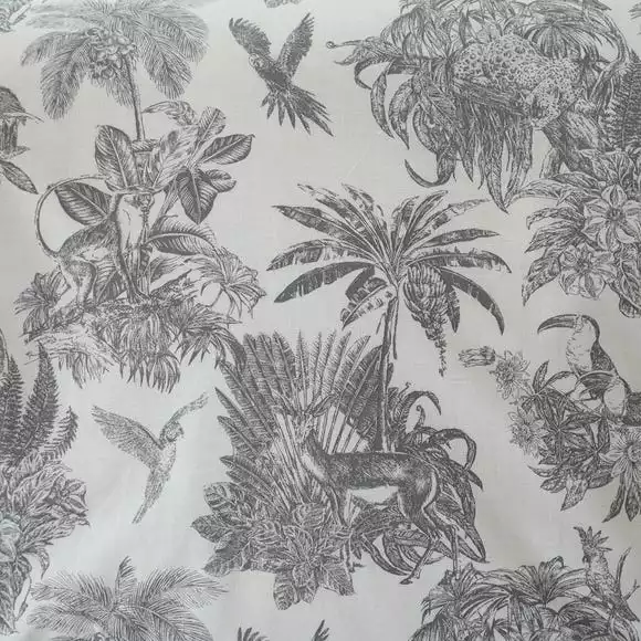 Dunelm Amazonia Toile Reversible Duvet Cover And Pillowcase Set - Image 4