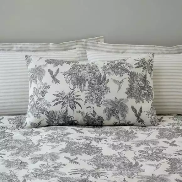 Dunelm Amazonia Toile Reversible Duvet Cover And Pillowcase Set - Image 5