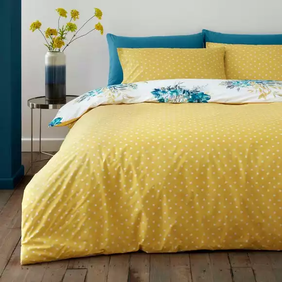 Dunelm Emmeline Floral Reversible Duvet Cover And Pillowcase Set - Image 2