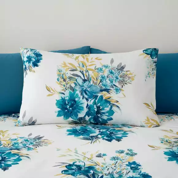 Dunelm Emmeline Floral Reversible Duvet Cover And Pillowcase Set - Image 4