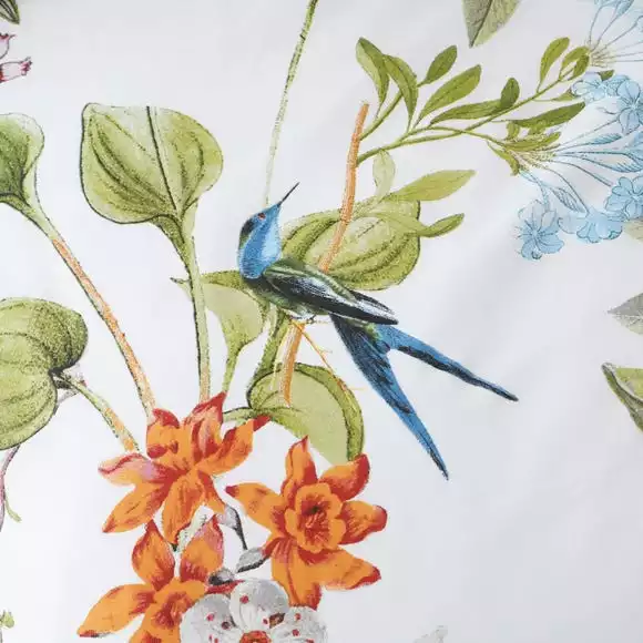 Dunelm Paradise Birds Green Reversible Duvet Cover And Pillowcase Set - Image 4