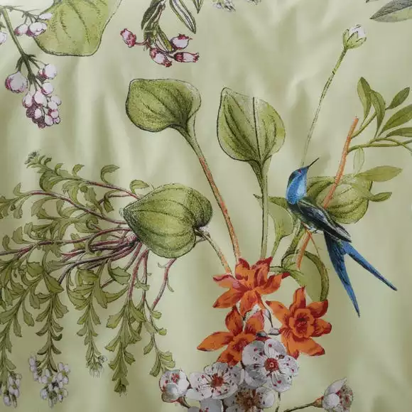 Dunelm Paradise Birds Green Reversible Duvet Cover And Pillowcase Set - Image 5