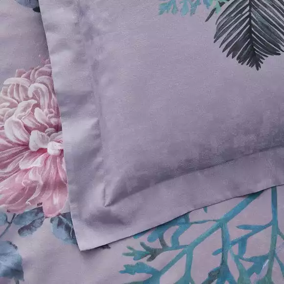 Dorma Faringdon Reversible 100% Cotton Duvet Cover And Pillowcase Set - Image 4