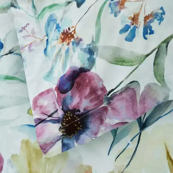 Dorma Florian Reversible 100% Cotton Duvet Cover And Pillowcase Set - Image 4