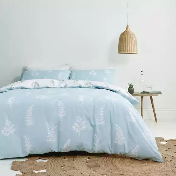 Bianca Cotton Bianca Meadow Flowers White 100% Egyptian Cotton Duvet Cover And Pillowcase Set - Image 2