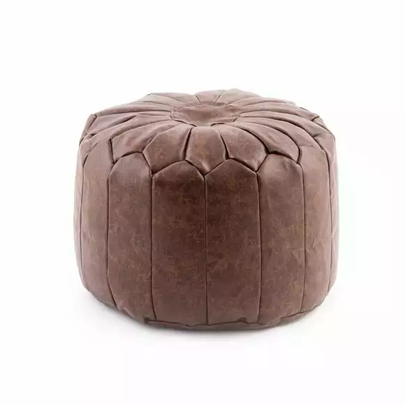 Dunelm Moroccan Stitched Pouffe - Image 2
