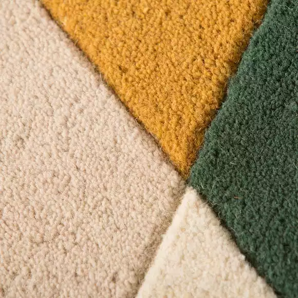 Flair Green Illusion Geometric Prism Rug - Image 3
