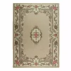 Flair Fawn Lotus Premium Aubusson Rug