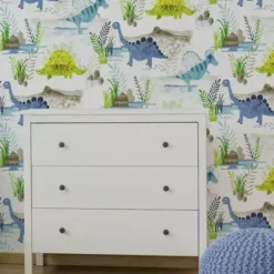 Dunelm Roar! Dinosaur Wallpaper