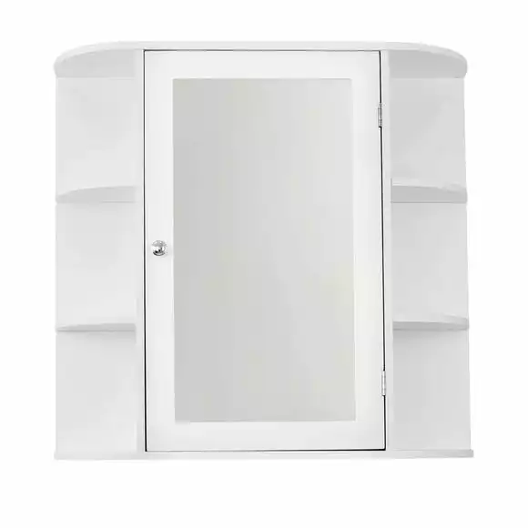Lloyd Pascal Verona White Mirror Cabinet