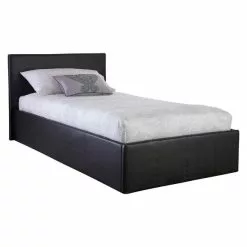 GFW Seattle Black Ottoman Bed Frame