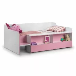 Julian Bowen Stella Pink Low Sleeper Bedstead