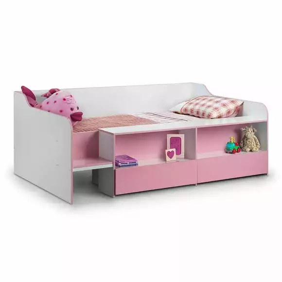 Julian Bowen Stella Pink Low Sleeper Bedstead