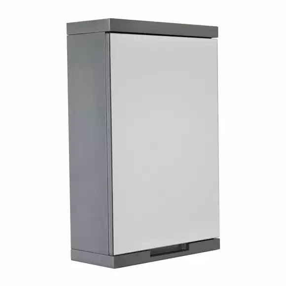 Lloyd Pascal Siena Grey Mirror Cabinet