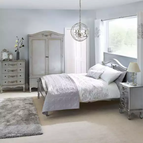 Dunelm Toulouse Double 1 Drawer Wardrobe - Image 2