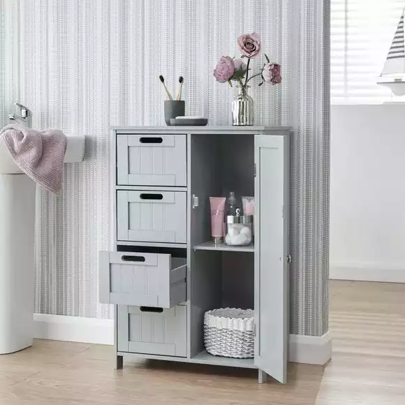 GFW Grey Shaker Bathroom Unit - Image 2