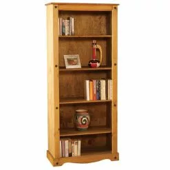 Seconique Corona Pine Tall Bookcase