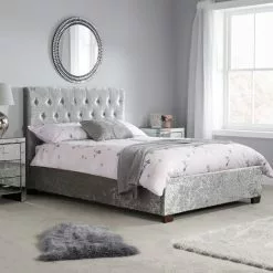 Birlea Cologne Crushed Velvet Bed Frame