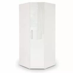 Harmony Angel Corner Wardrobe, White