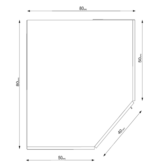 Harmony Angel Corner Wardrobe, White - Image 4