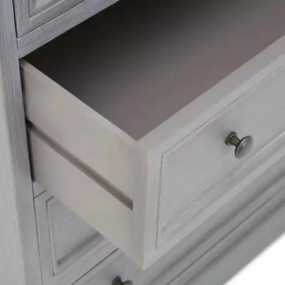 Dunelm Lucy Cane 5 Drawer Chest - Image 6