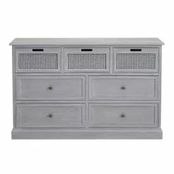 Dunelm Lucy Cane 7 Drawer Chest