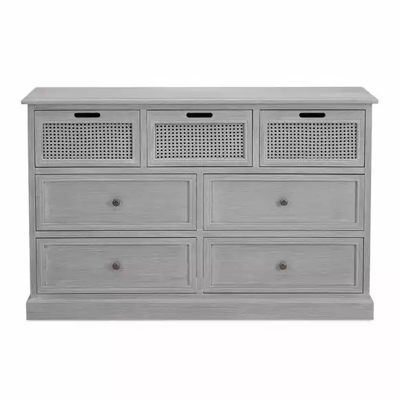 Dunelm Lucy Cane 7 Drawer Chest