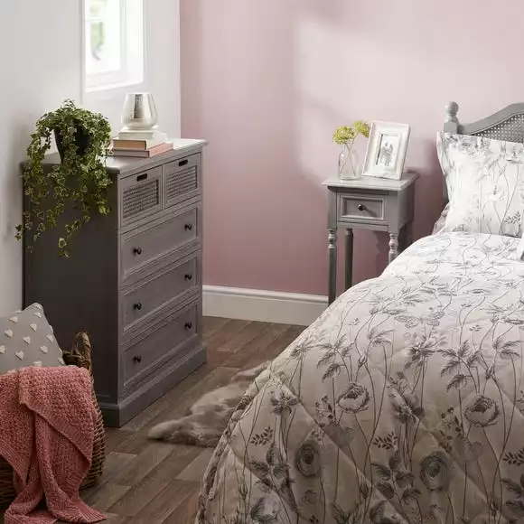 Dunelm Lucy Cane 7 Drawer Chest - Image 2