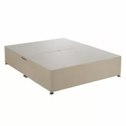 Dunelm Universal Cream Linen Divan Base