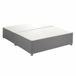 Dunelm Universal Grey Linen Divan Base