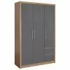Seconique Seville Triple 2 Drawer Wardrobe