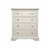 Dunelm Charlotte 4 Drawer Chest, Ivory