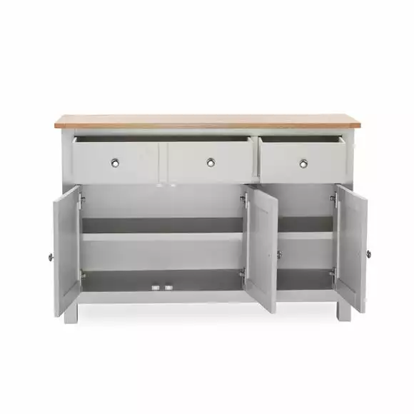 Dunelm Bromley Grey Large Sideboard - Image 4