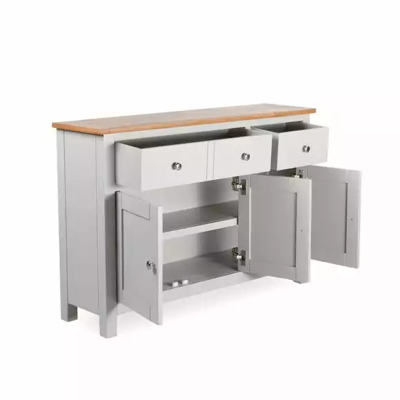 Dunelm Bromley Grey Large Sideboard - Image 5