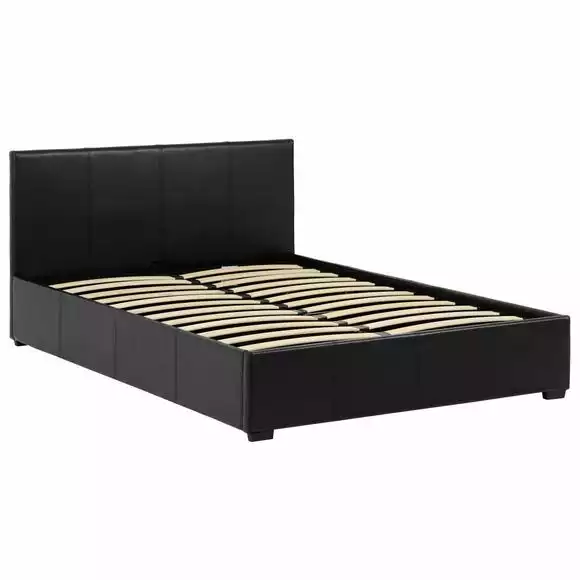 Seconique Waverley Black Faux Leather Ottoman Bed - Image 5