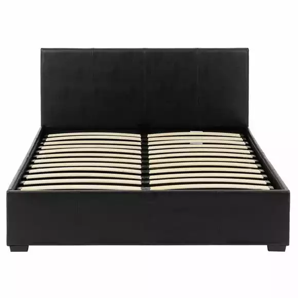 Seconique Waverley Black Faux Leather Ottoman Bed - Image 6