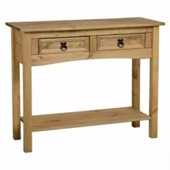 Seconique Corona 2 Drawer Console Table