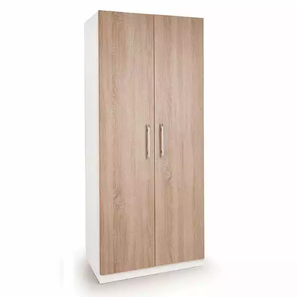 Harmony Euston Double Wardrobe, White