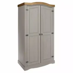 Seconique Corona Double Wardrobe, Pine