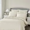 Dorma 300 Thread Count 100% Cotton Sateen Plain Cream Duvet Cover