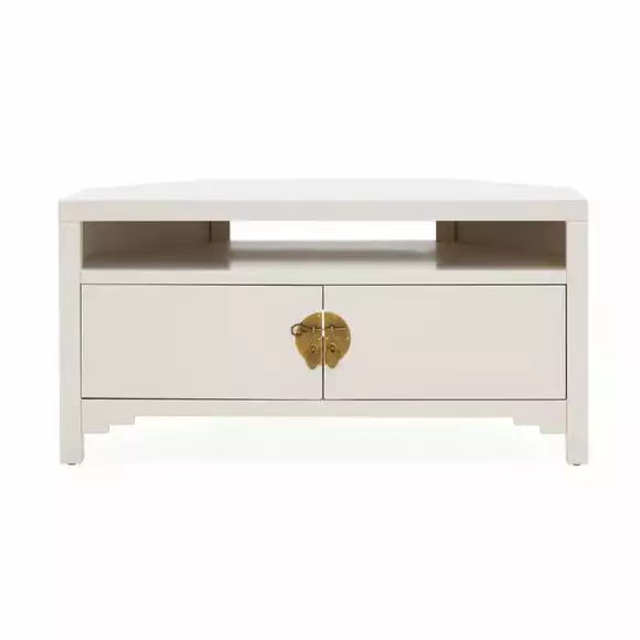 Dunelm Hanna Oyster Corner TV Stand