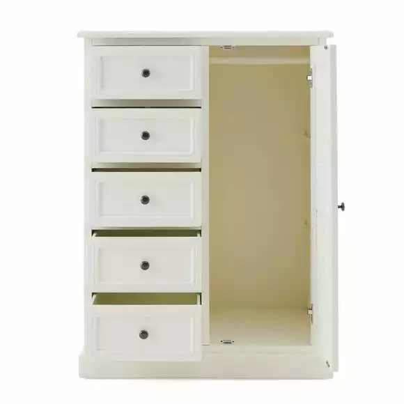 Dunelm Lucy Small Single 5 Drawer Wardrobe - Image 4