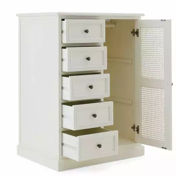 Dunelm Lucy Small Single 5 Drawer Wardrobe - Image 6
