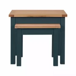 Dunelm Bromley Blue Nest Of Tables