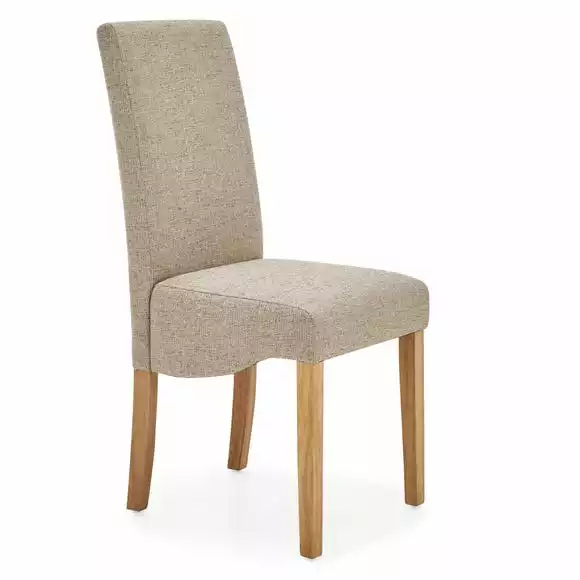 Dunelm Ethan Set Of 2 Dining Chairs Natural Boucle - Image 3