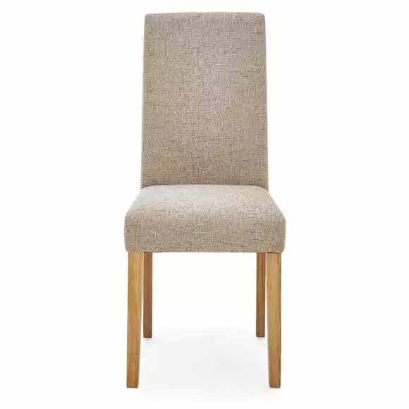 Dunelm Ethan Set Of 2 Dining Chairs Natural Boucle - Image 4
